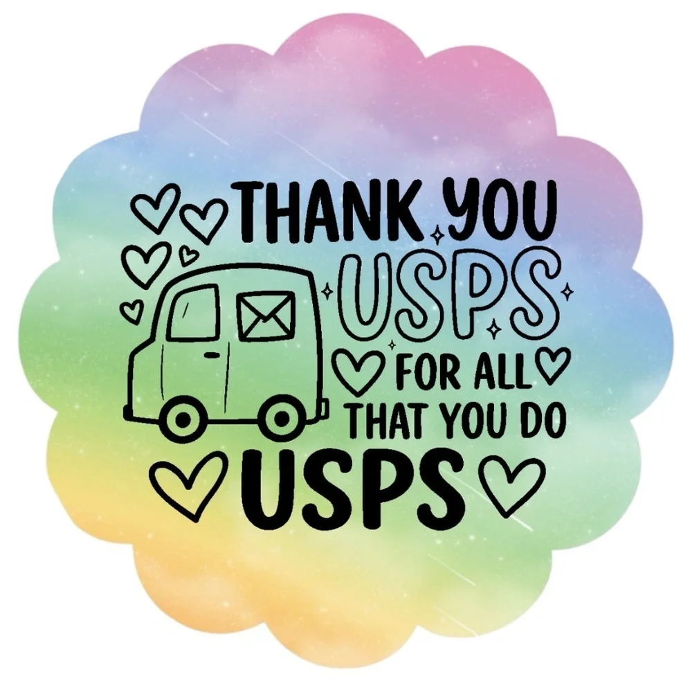 Thank You USPS Stickers for Packages & Envelopes – 2